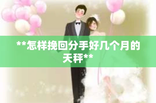 **怎样挽回分手好几个月的天秤**