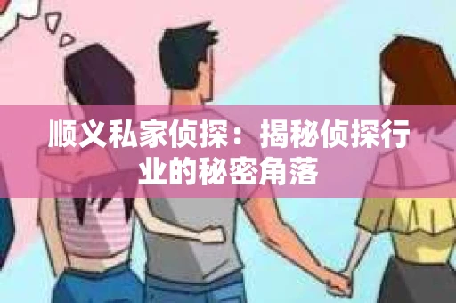 顺义私家侦探：揭秘侦探行业的秘密角落