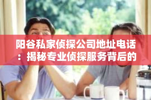 阳谷私家侦探公司地址电话：揭秘专业侦探服务背后的故事