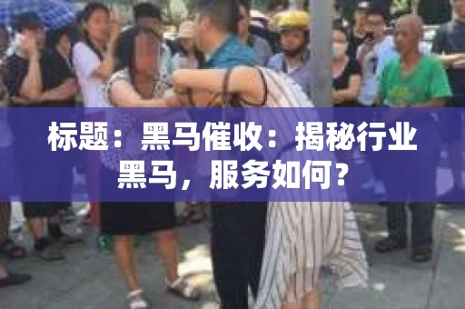 标题：黑马催收：揭秘行业黑马，服务如何？