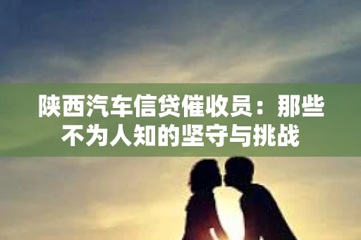 陕西汽车信贷催收员：那些不为人知的坚守与挑战