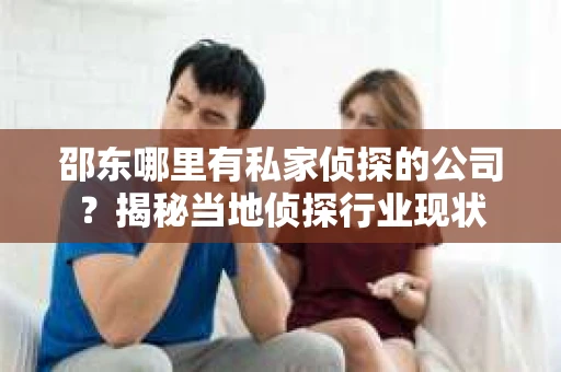 邵东哪里有私家侦探的公司？揭秘当地侦探行业现状