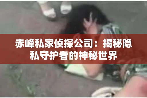 赤峰私家侦探公司：揭秘隐私守护者的神秘世界