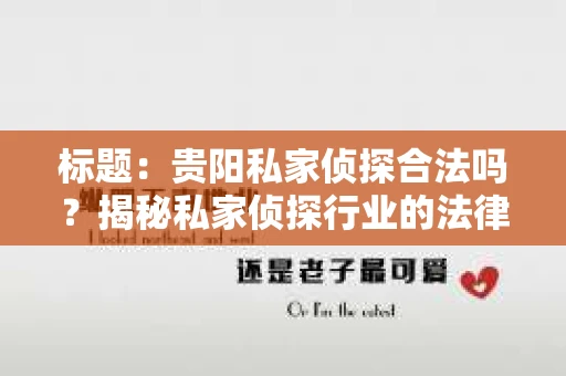 标题：贵阳私家侦探合法吗？揭秘私家侦探行业的法律边界