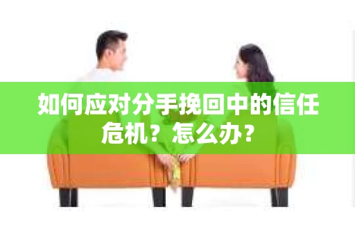 如何应对分手挽回中的信任危机？怎么办？