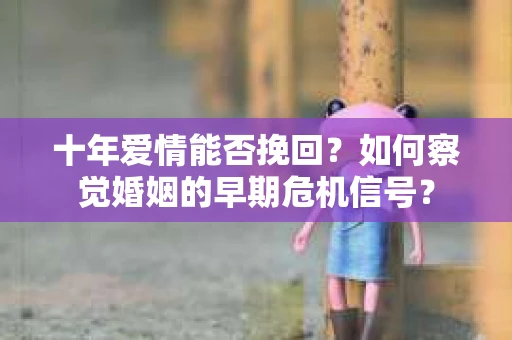 十年爱情能否挽回？如何察觉婚姻的早期危机信号？