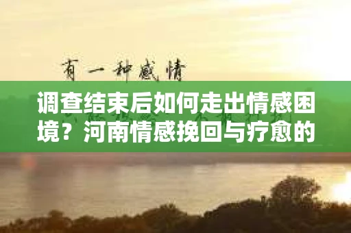 调查结束后如何走出情感困境？河南情感挽回与疗愈的实用方法