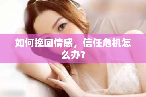 如何挽回情感,信任危机怎么办? 如何挽回情感,信任危机怎么办?