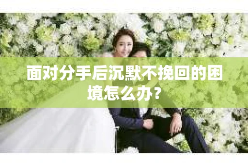 面对分手后沉默不挽回的困境怎么办? 面对分手后沉默不挽回的困境怎么办?