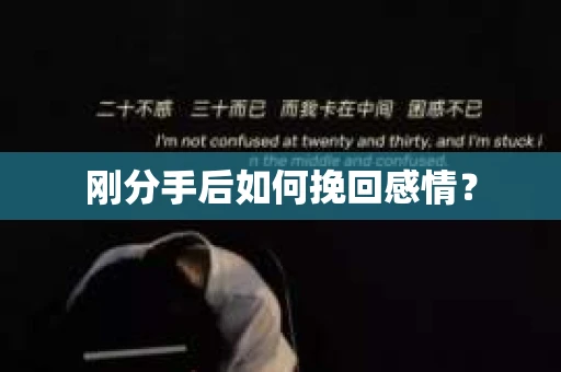 刚分手后如何挽回感情？
